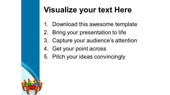 3d Illustration Of Team Efforts PowerPoint Templates Ppt Backgrounds For Slides 0113
