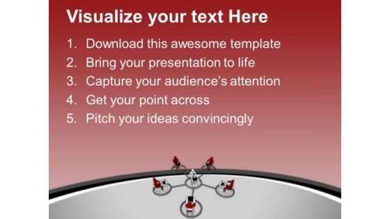 3d Image Of Business Network PowerPoint Templates Ppt Backgrounds For Slides 0713