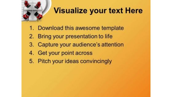 3d Image Of Customer Support Center PowerPoint Templates Ppt Backgrounds For Slides 0713