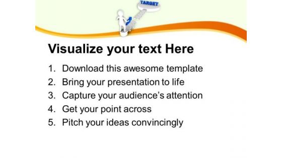 3d Image Of Puzzle Target PowerPoint Templates Ppt Backgrounds For Slides 0713