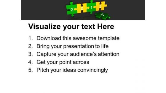 3d Jigsaw Puzzle With 2013 Business PowerPoint Templates Ppt Backgrounds For Slides 0113