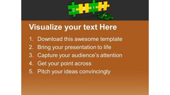 3d Jigsaw Puzzle With 2013 Business PowerPoint Templates Ppt Backgrounds For Slides 0113