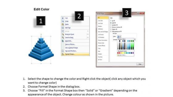 3d Layers Forming Pyramid Structure Hierarchies Business Plan Consultant PowerPoint Slides