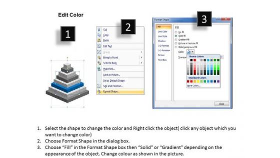 3d Layers Forming Pyramid Structure Hierarchies Ppt Business Plan Builder PowerPoint Templates