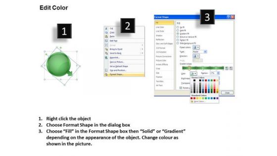 3d Linear Abstraction To Prevent Business Losses Seven Steps Flowcharting PowerPoint Templates