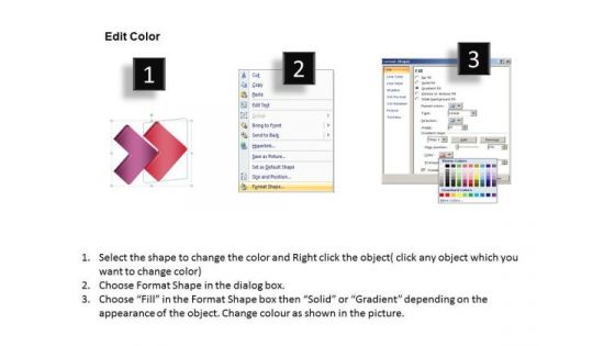 3d Linear Flow Navigation Arrow 2 Stages Home Electrical Wiring PowerPoint Templates