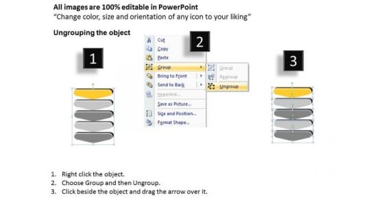 3d Linear Flow Visual Representation Company Business Plan Examples PowerPoint Templates