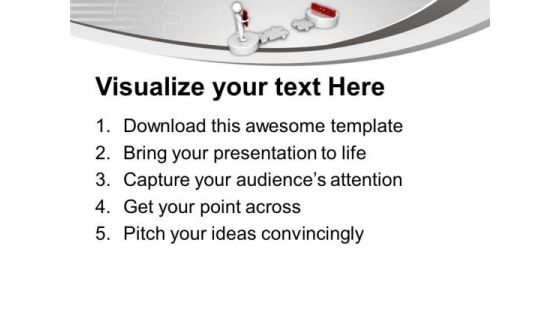 3d Man And Puzzle With Success PowerPoint Templates Ppt Backgrounds For Slides 0213