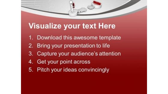 3d Man And Puzzle With Success PowerPoint Templates Ppt Backgrounds For Slides 0213