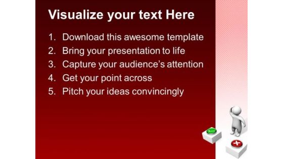 3d Man Confused People PowerPoint Templates And PowerPoint Themes 0812