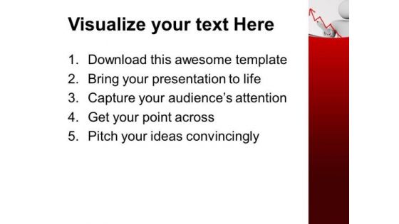 3d Man Draws Graph Success PowerPoint Templates And PowerPoint Themes 0912