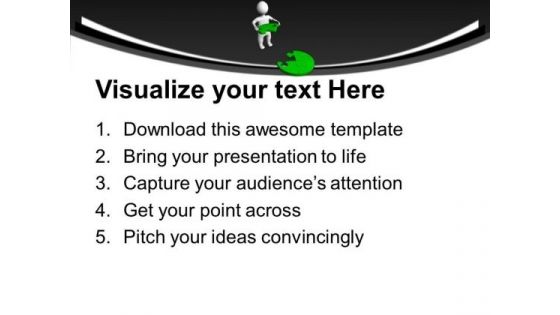 3d Man Found Solution Business PowerPoint Templates Ppt Backgrounds For Slides 0113