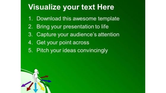 3d Man Getting Confused PowerPoint Templates Ppt Backgrounds For Slides 0713