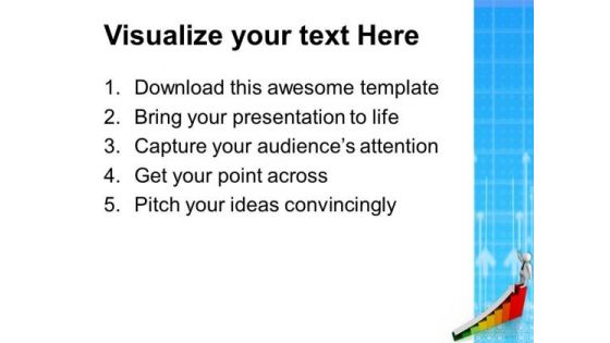 3d Man Global Success Concept PowerPoint Templates Ppt Backgrounds For Slides 0413