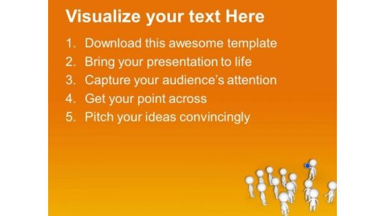 3d Man Speaking In Megaphone PowerPoint Templates Ppt Backgrounds For Slides 0813