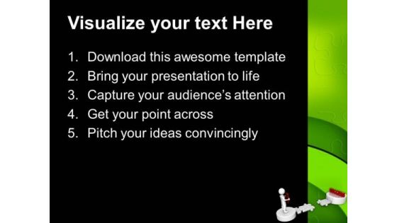 3d Man With Way To Success PowerPoint Templates Ppt Backgrounds For Slides 0213