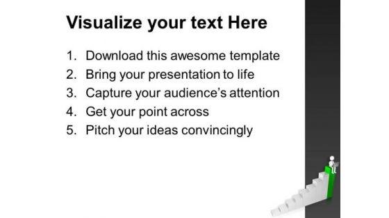 3d Man Working On Laptop Education PowerPoint Templates Ppt Backgrounds For Slides 0613