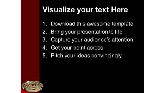 3d Maze Business Strategy Concepts PowerPoint Templates Ppt Backgrounds For Slides 0413