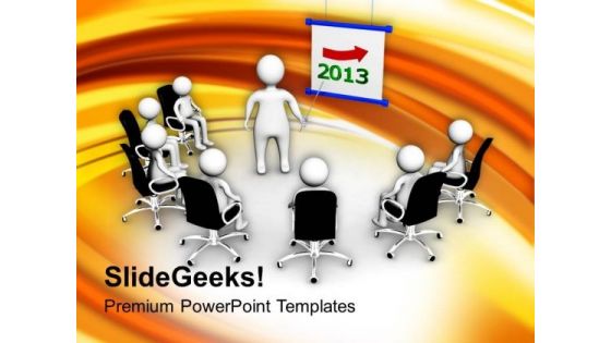 3d Men Discussing Meeting Growth Business PowerPoint Templates Ppt Backgrounds For Slides 1212