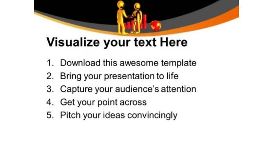 3d Men Handshake Isolated On Business PowerPoint Templates Ppt Backgrounds For Slides 0213