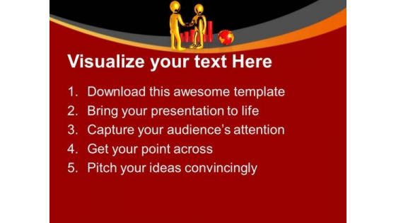 3d Men Handshake Isolated On Business PowerPoint Templates Ppt Backgrounds For Slides 0213