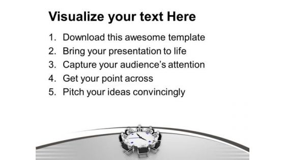 3d Men In Meeting Business Planning PowerPoint Templates Ppt Backgrounds For Slides 0213