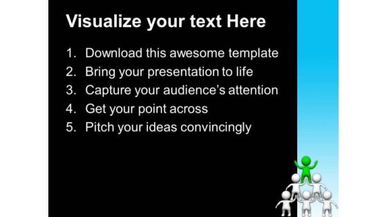 3d Men In Pyramid Leadership Business PowerPoint Templates Ppt Backgrounds For Slides 0713