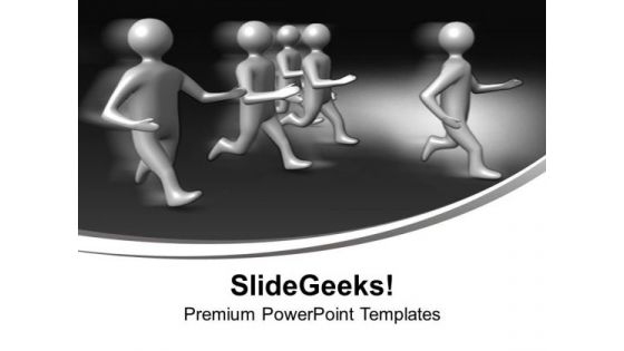 3d Men Running Leadership PowerPoint Templates Ppt Backgrounds For Slides 1112