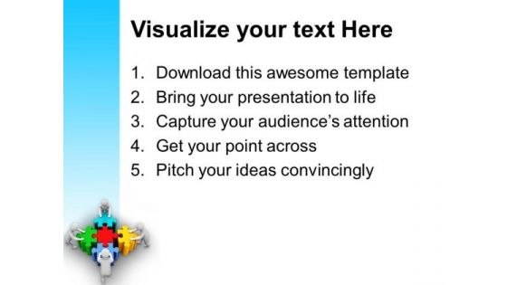 3d Men Team Work PowerPoint Templates And PowerPoint Themes 1012