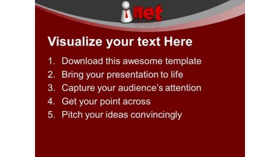 3d Net Symbol On Black Background PowerPoint Templates Ppt Backgrounds For Slides 0213