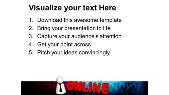 3d Online Text Metaphor PowerPoint Templates And PowerPoint Themes 0812