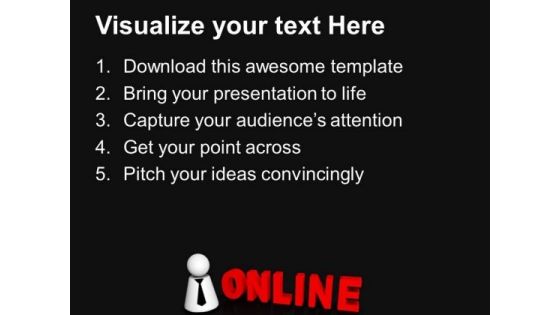 3d Online Text Metaphor PowerPoint Templates And PowerPoint Themes 0812