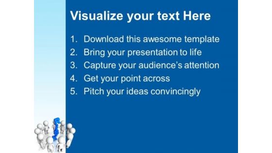 3d People Around Risk Business PowerPoint Templates And PowerPoint Themes 0912