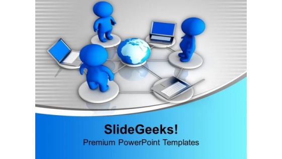 3d People Networking Communication PowerPoint Templates Ppt Backgrounds For Slides 1212