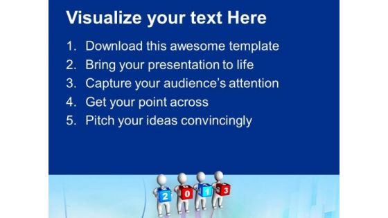 3d Persons Holding 2013 Cubes PowerPoint Templates Ppt Backgrounds For Slides 1212