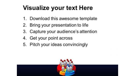 3d Pie With Man Business PowerPoint Templates And PowerPoint Themes 0312