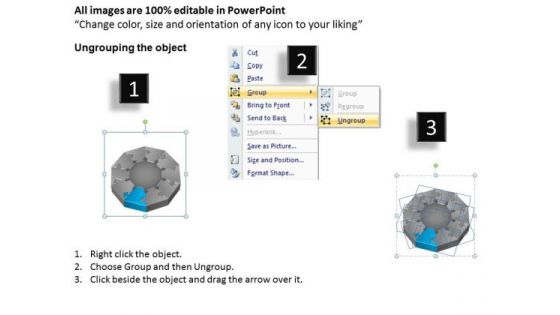 3d Puzzle 10 Staged Process Diagram Ppt Business Plan Financial Template PowerPoint Templates