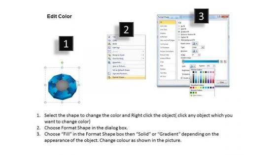 3d Puzzle 10 Staged Process Diagram Ppt Non Profit Business Plan Sample PowerPoint Slides