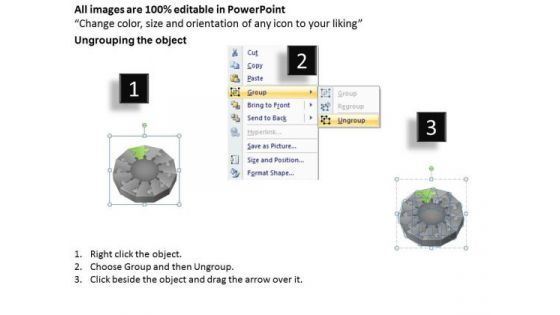 3d Puzzle 11 Staged Process Diagram Ppt Making Business Plan PowerPoint Slides