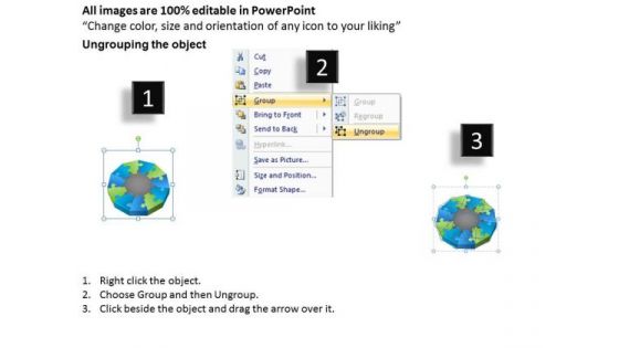3d Puzzle 11 Staged Process Diagram Ppt Simple Business Plan Template PowerPoint Slides