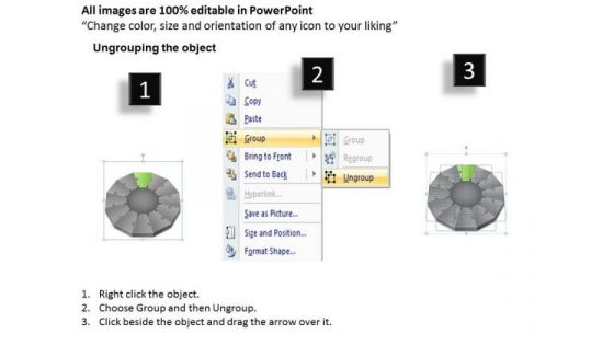 3d Puzzle 12 Staged Process Diagram Ppt Business Plan Guide PowerPoint Templates