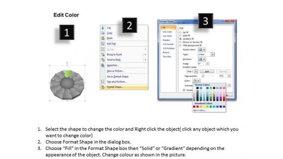 3d Puzzle 12 Staged Process Diagram Ppt Business Plan Guide PowerPoint Templates