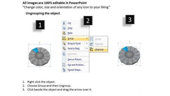 3d Puzzle 12 Staged Process Diagram Ppt Business Plan Writer PowerPoint Templates