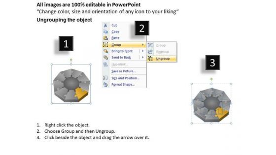 3d Puzzle 9 Staged Process Diagram Ppt Business Plan Wiki PowerPoint Slides