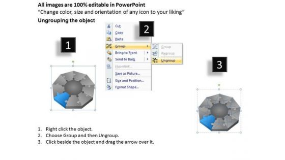 3d Puzzle 9 Staged Process Diagram Ppt Small Business Plans Template PowerPoint Templates