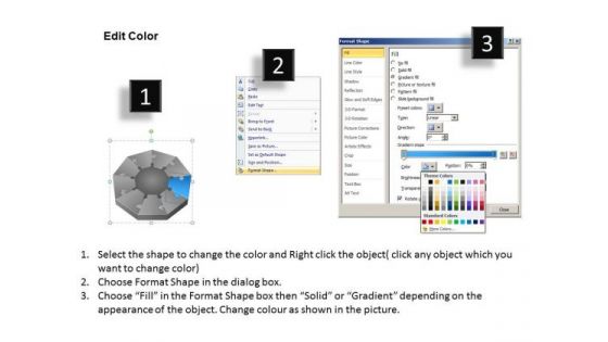 3d Puzzle 9 Staged Process Diagram Ppt Writing Good Business Plan PowerPoint Slides