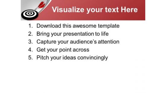 3d Red Arrow Business Theme PowerPoint Templates Ppt Backgrounds For Slides 0413