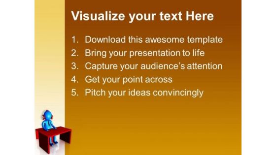 3d Render Of Call Center Executive PowerPoint Templates Ppt Backgrounds For Slides 0713