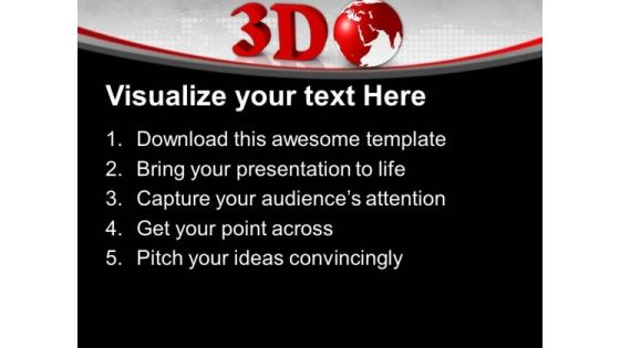 3d Representation Of Global Structure PowerPoint Templates Ppt Backgrounds For Slides 0413
