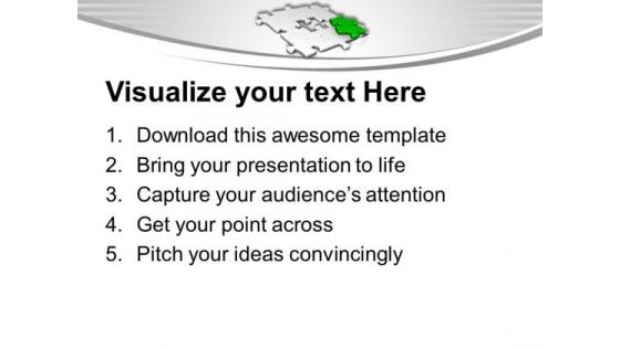 3d Representation Of Puzzle PowerPoint Templates Ppt Backgrounds For Slides 0413